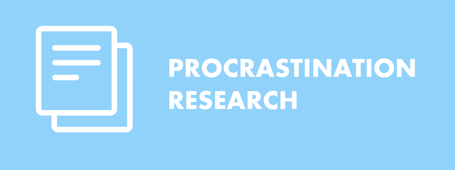 Procrastination Research Solving Procrastination